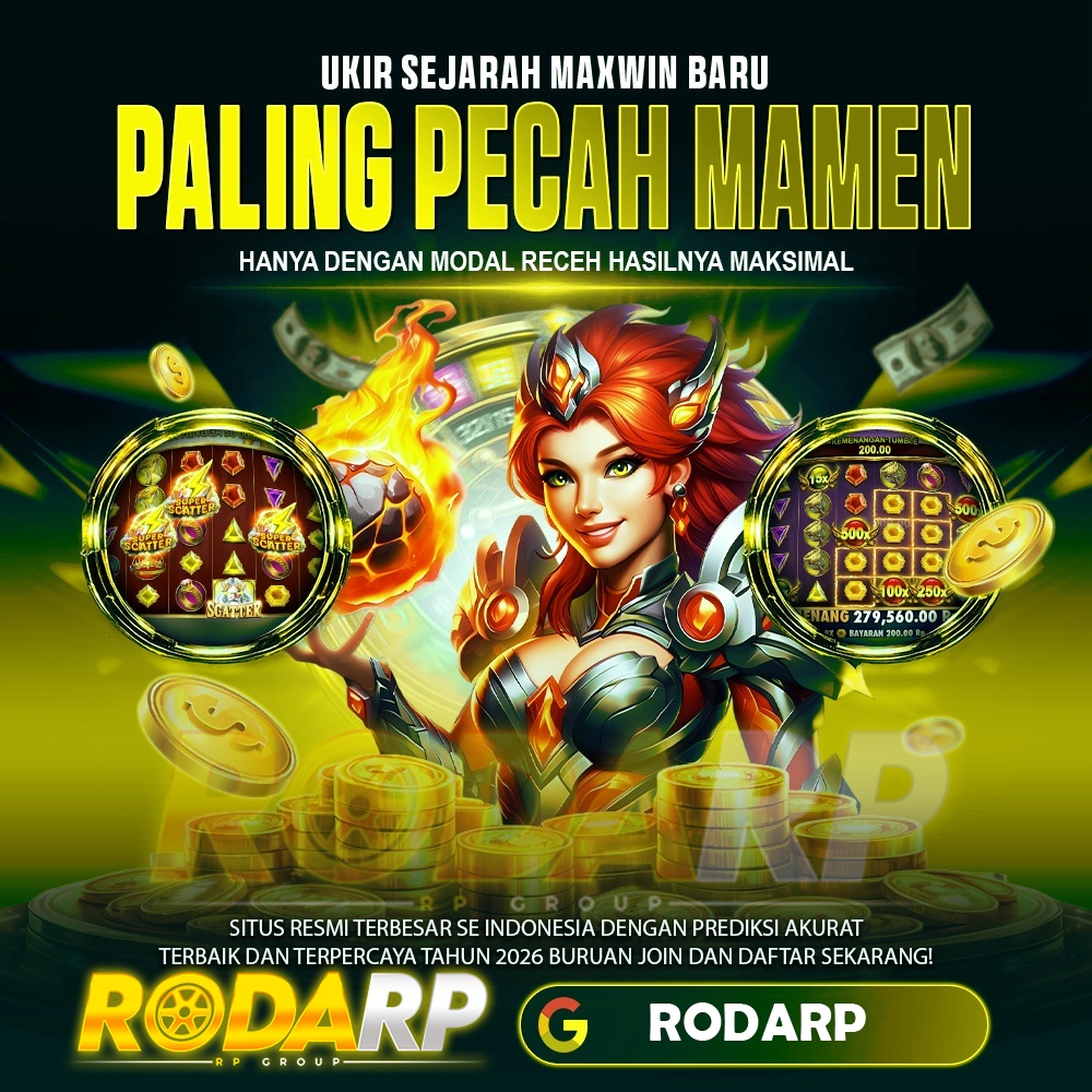 RODARP: Deposit Slot Qris Resmi Gacor Tanpa Potongan Situs Anti Rungkad
